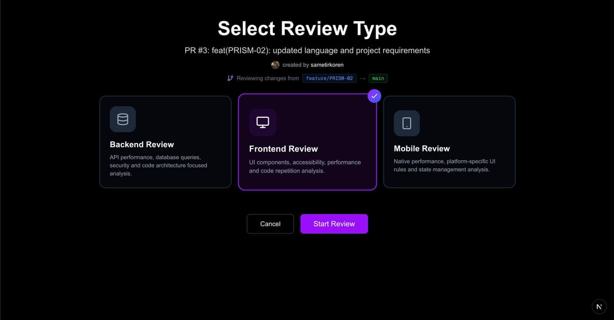 PRism AI screenshot 3